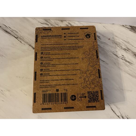 Unidragon Wooden Jigsaw Puzzles: Italian Riviera + Majestic Wolf, Christmas Gift - Picture 7 of 7